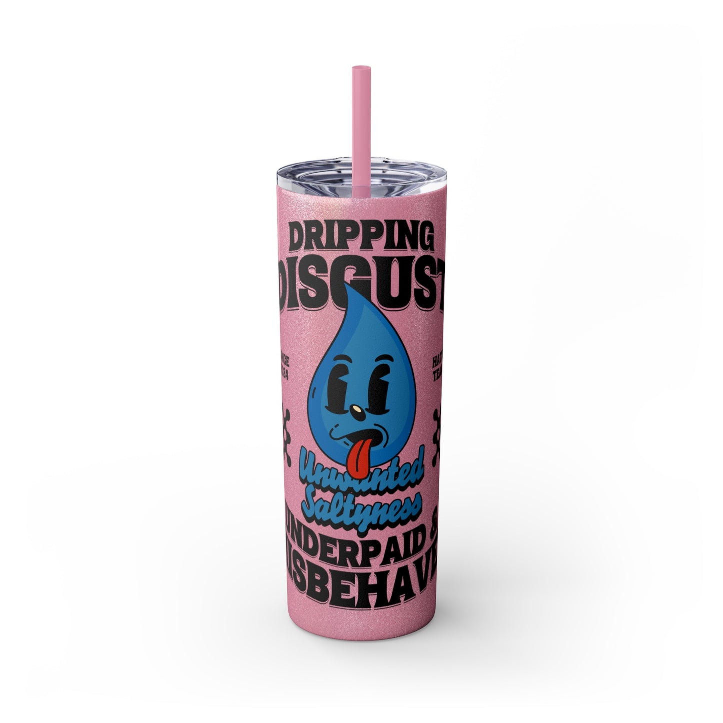 Hater Tears Tumbler with Straw, 20oz