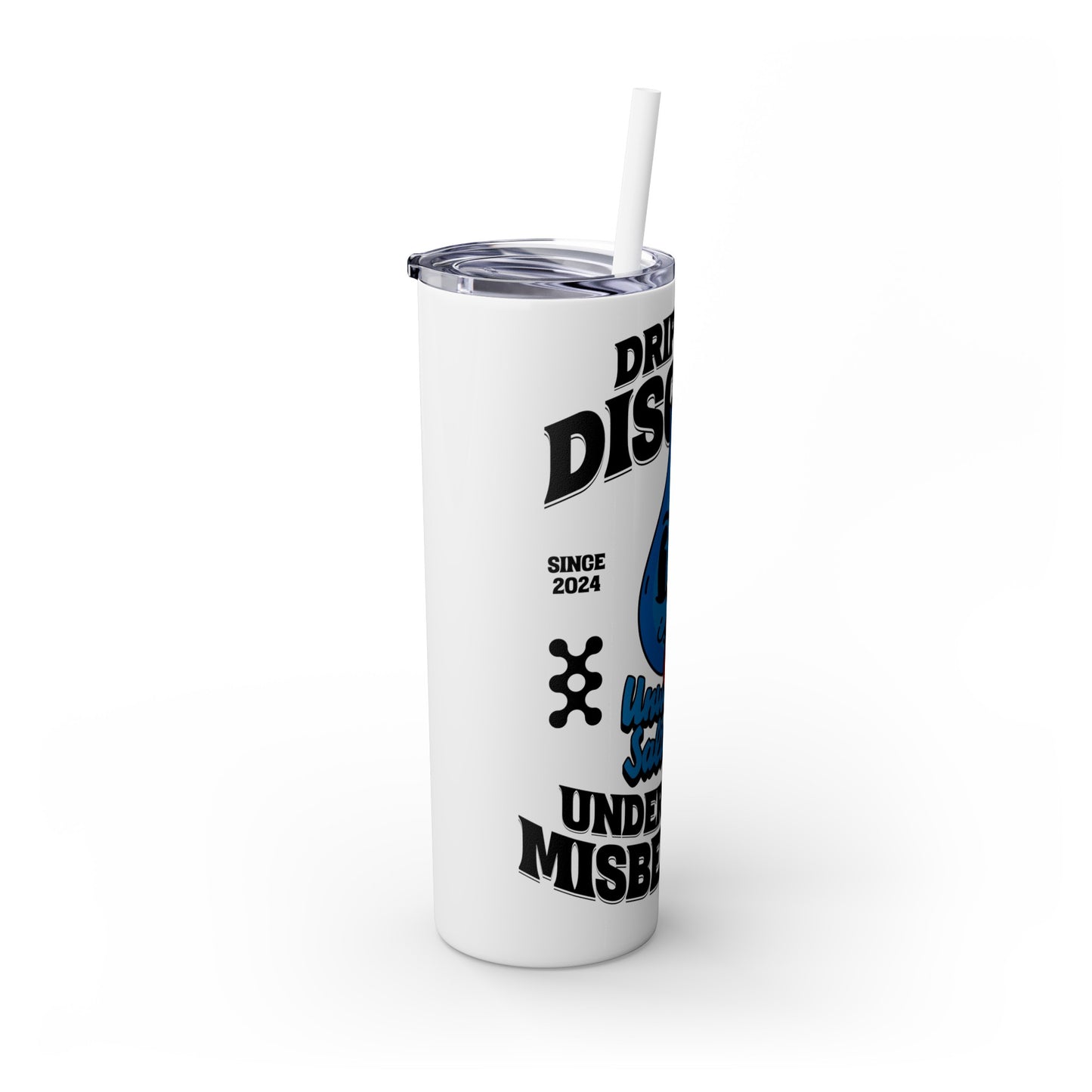 Hater Tears Tumbler with Straw, 20oz