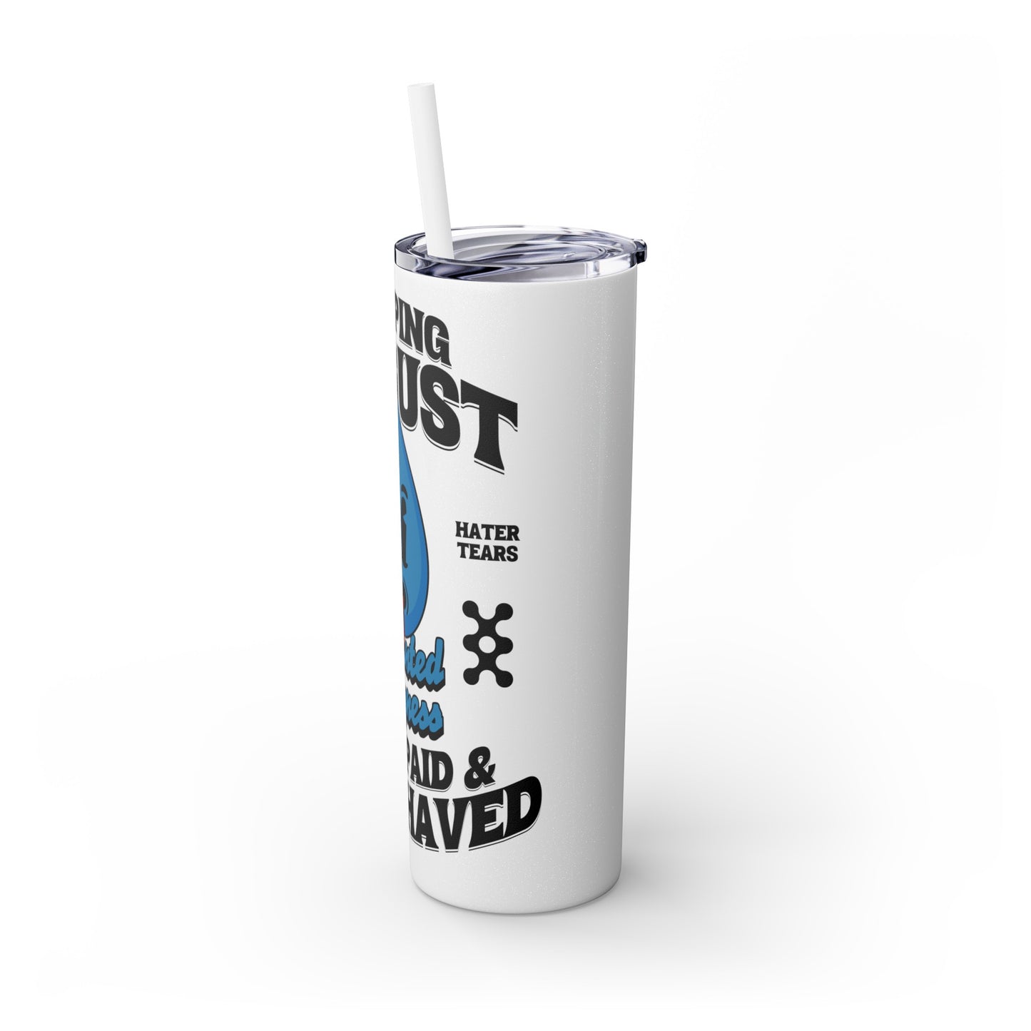 Hater Tears Tumbler with Straw, 20oz