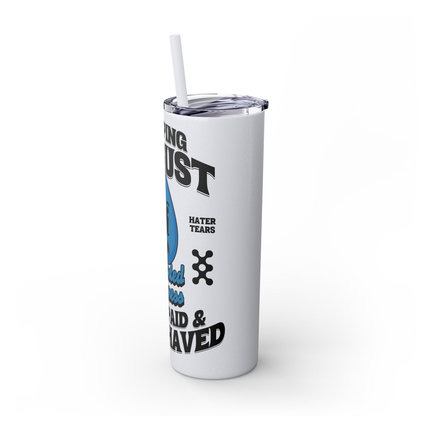 Hater Tears Tumbler with Straw, 20oz