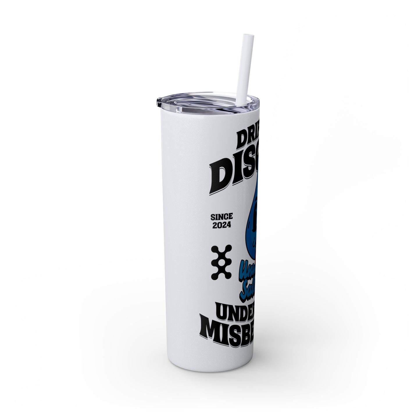Hater Tears Tumbler with Straw, 20oz