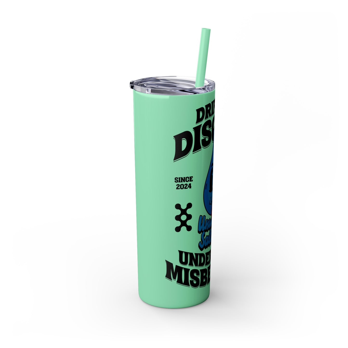 Hater Tears Tumbler with Straw, 20oz