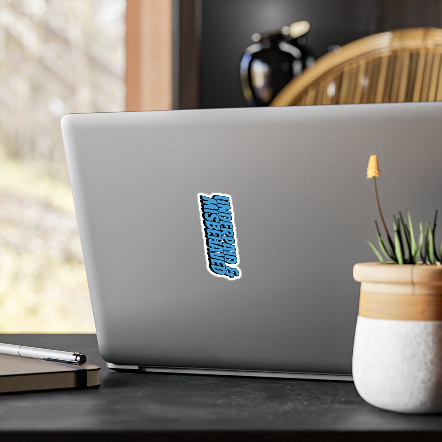Underpaid & Misbehaved Vinyl Decal