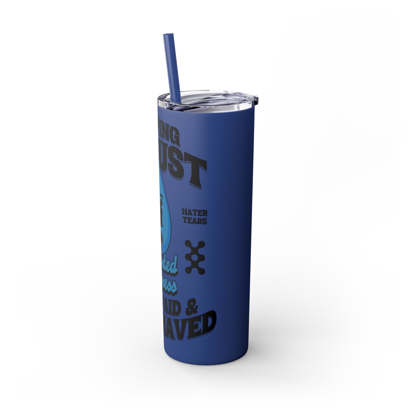 Hater Tears Tumbler with Straw, 20oz