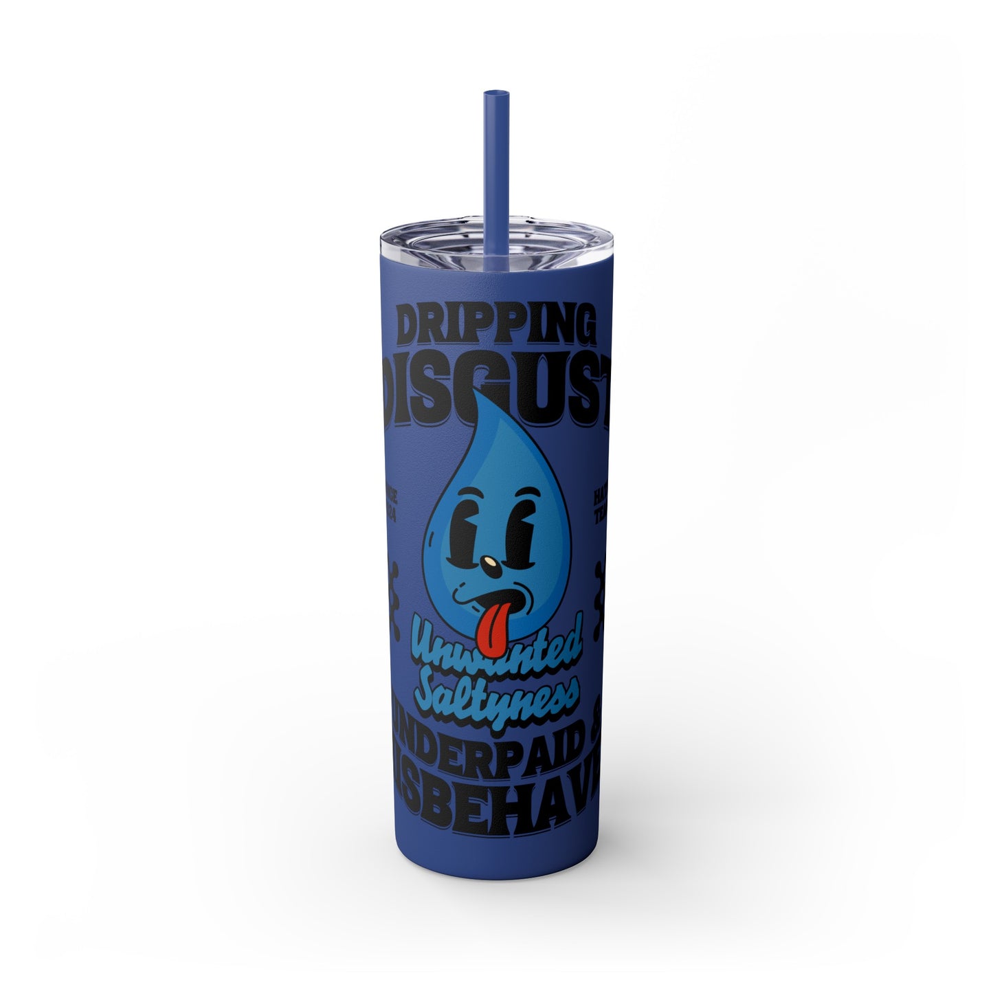 Hater Tears Tumbler with Straw, 20oz