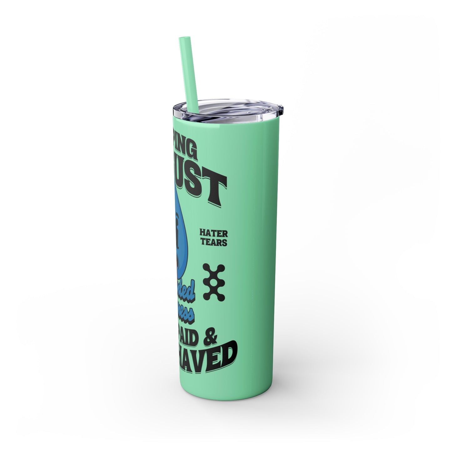 Hater Tears Tumbler with Straw, 20oz