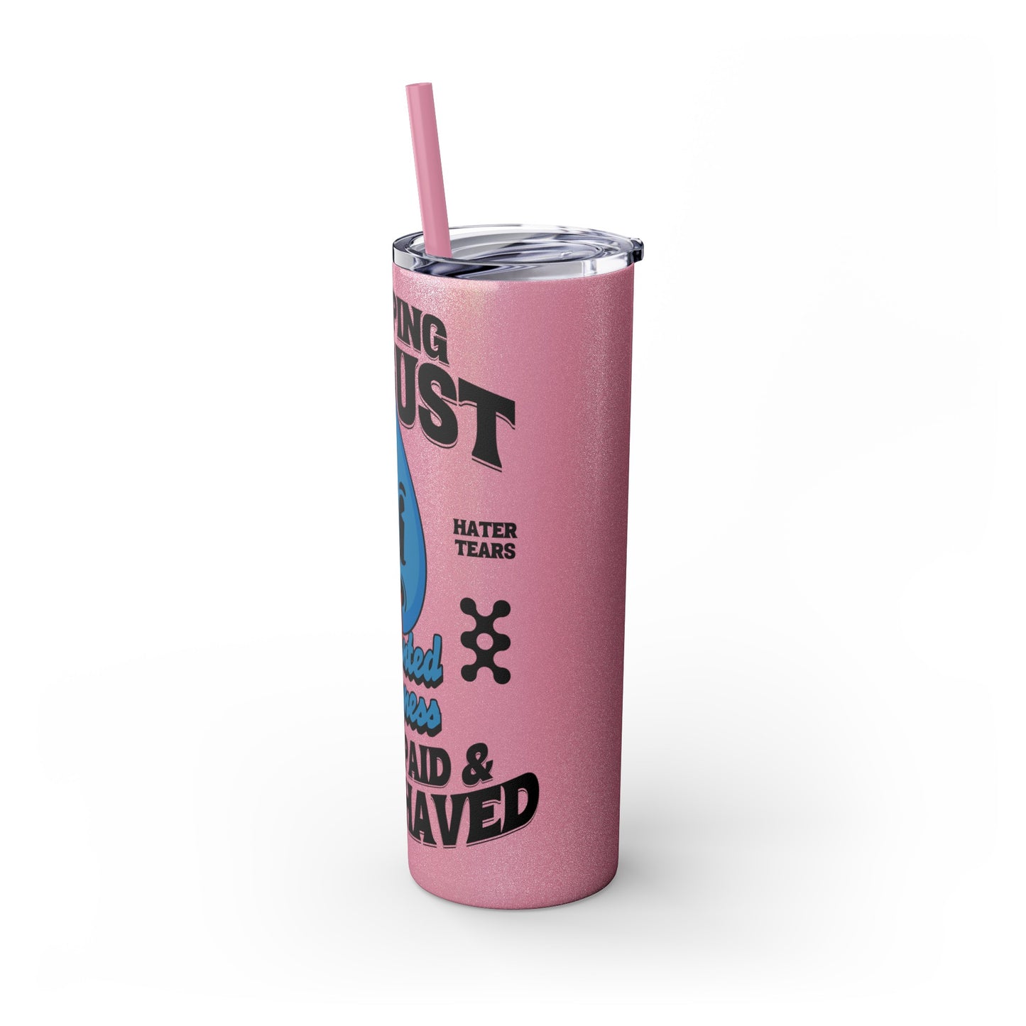 Hater Tears Tumbler with Straw, 20oz