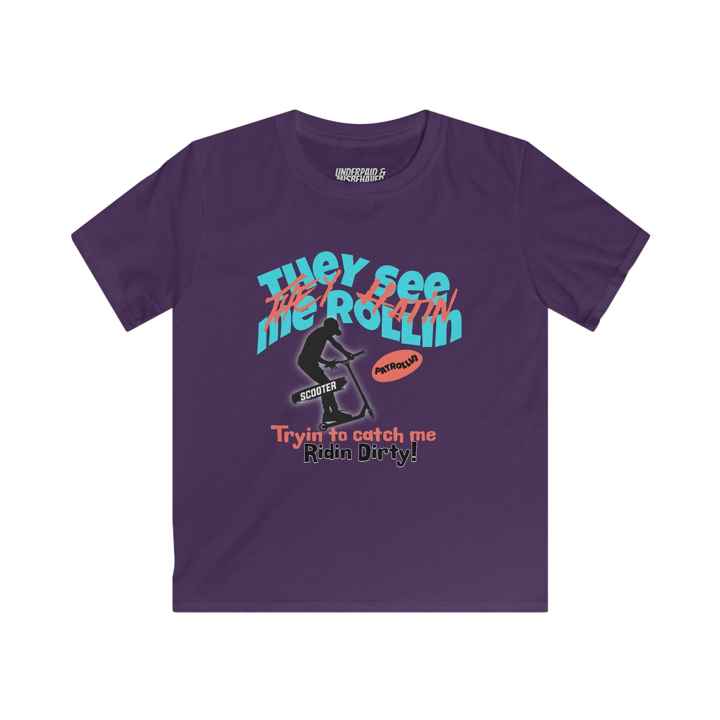 They Hatin kids Softstyle Tee
