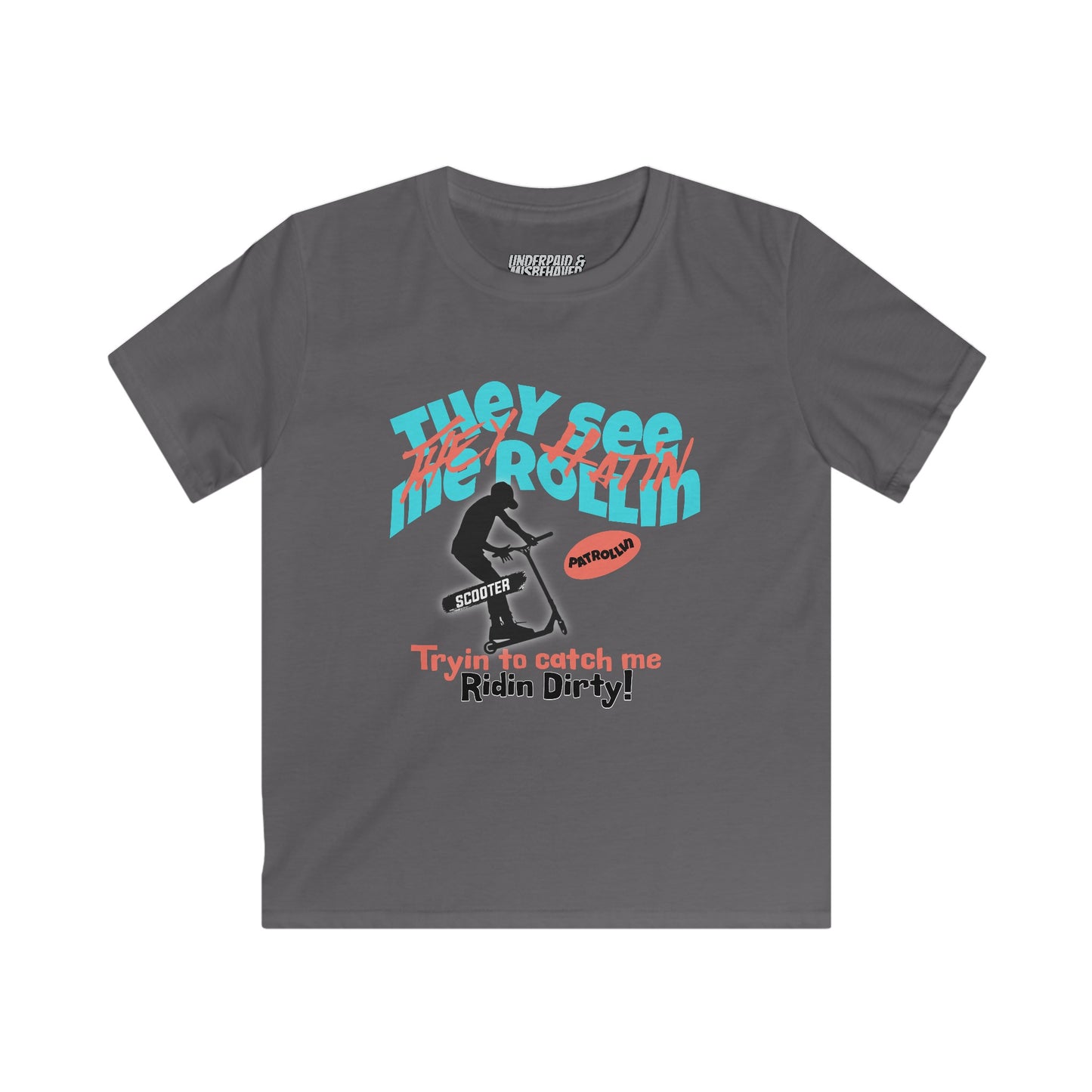 They Hatin kids Softstyle Tee