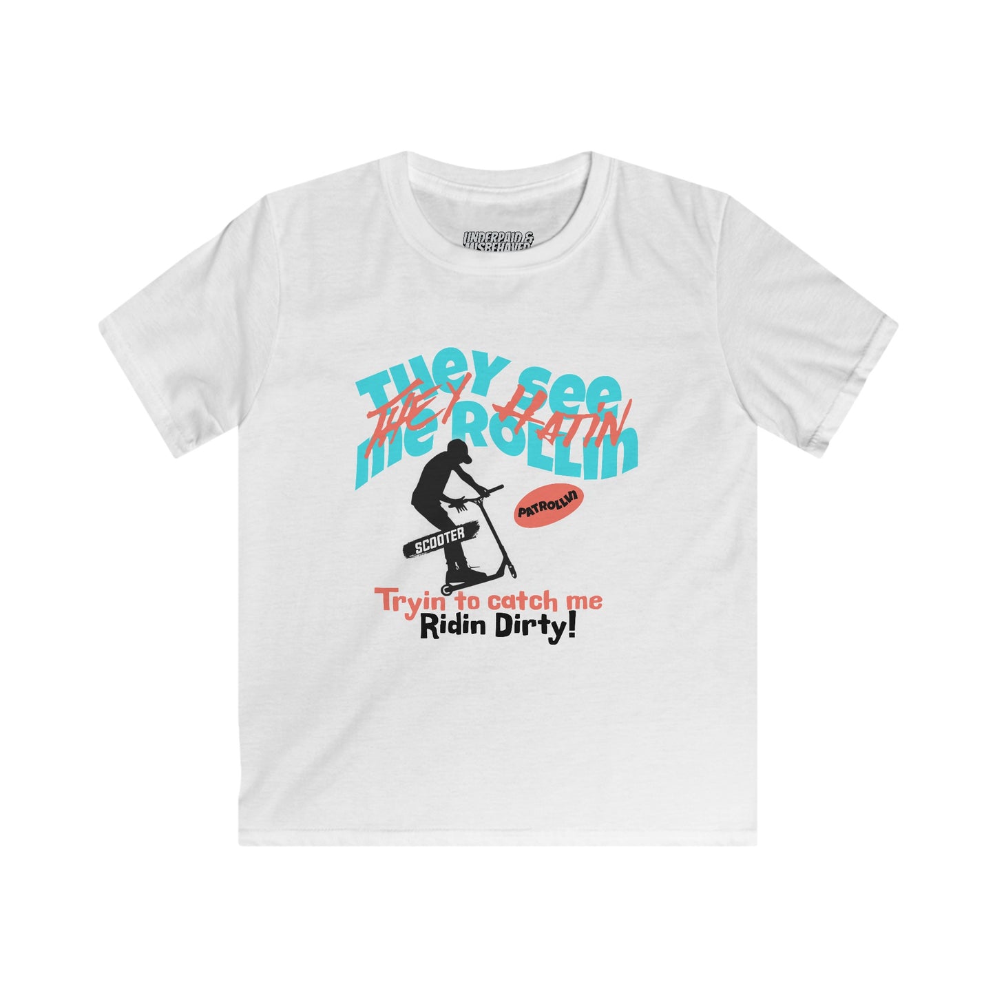 They Hatin kids Softstyle Tee
