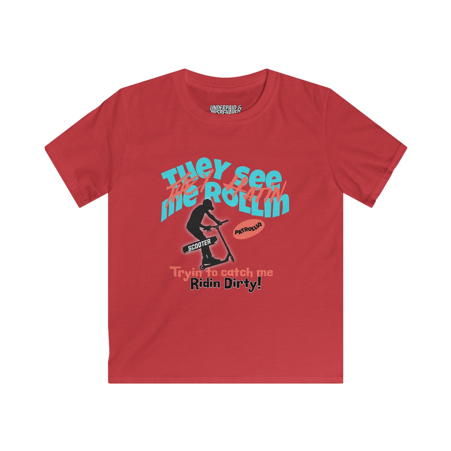 They Hatin kids Softstyle Tee